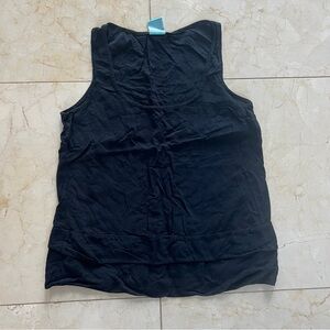 Happening in the Present HIP Black Tank Top Crop Style Sz M